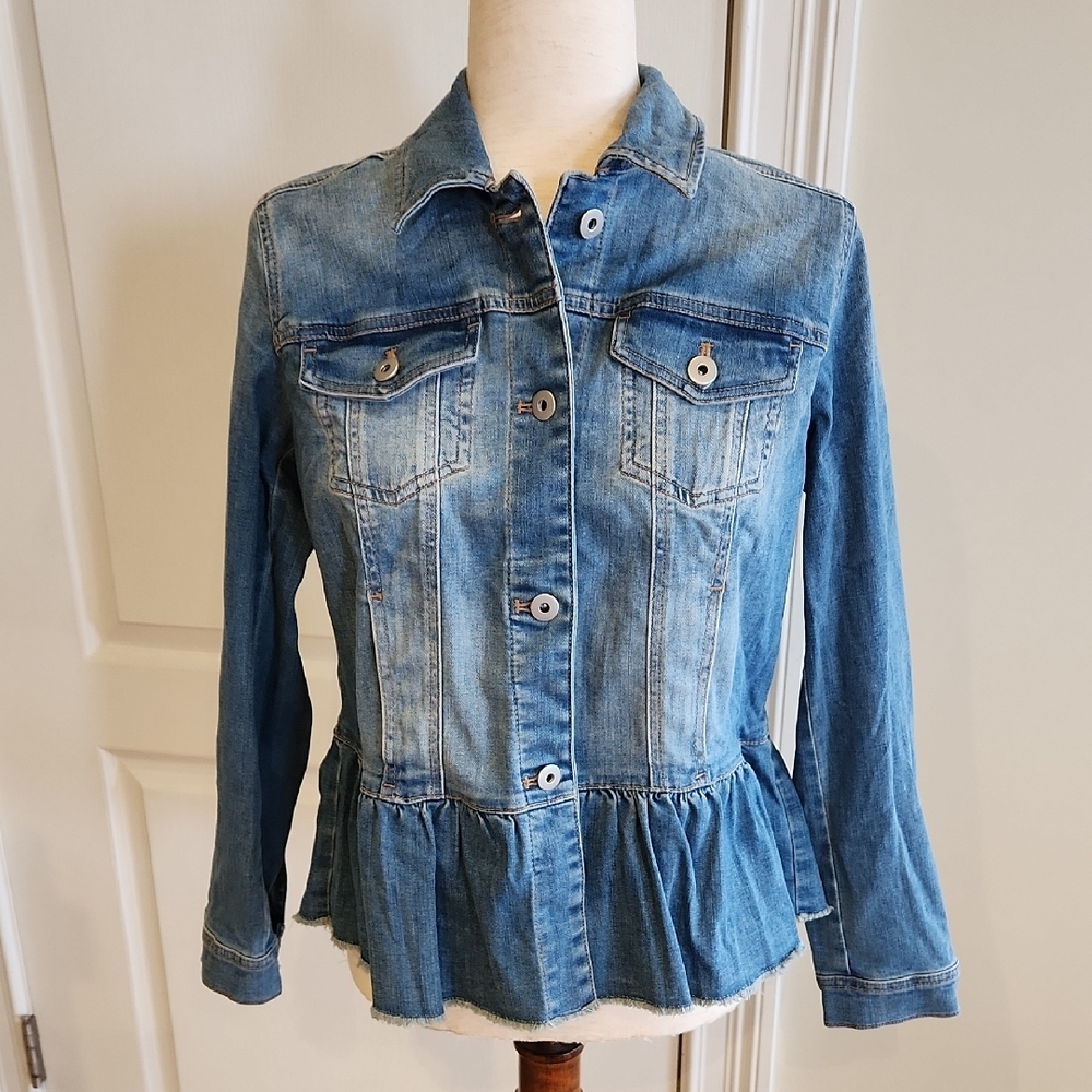 J. Jill Denim Blue Women's Jean Jacket XS NWT